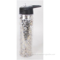 450mL Double Wall Water Bottle With Straw